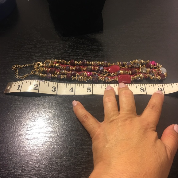 3 for 15$  Pink layered Necklace - Picture 3 of 3